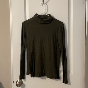 Madewell dark green turtleneck
